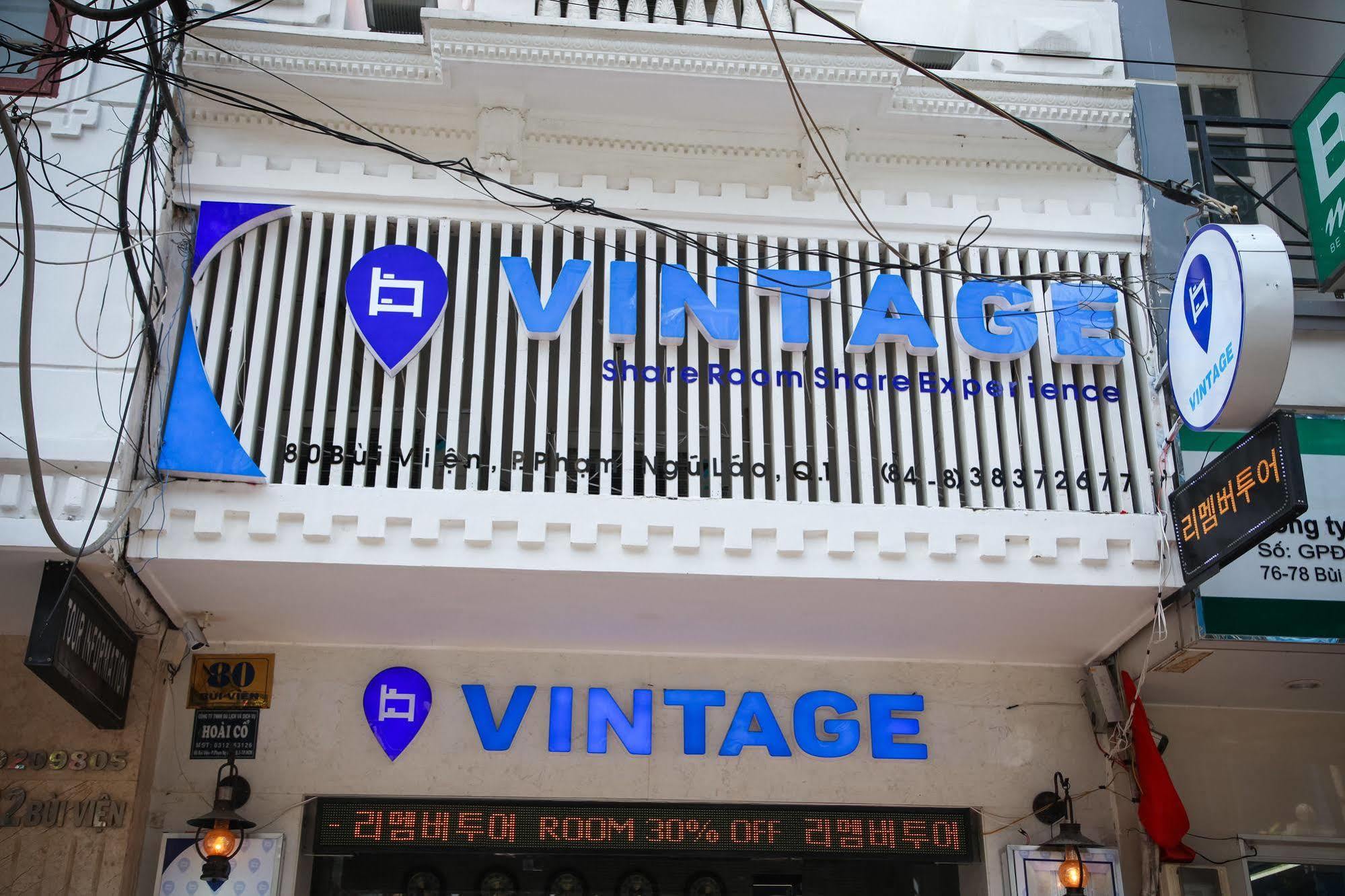 Vintage Hostel Saigon Thành Pho Ho Chí Minh Esterno foto